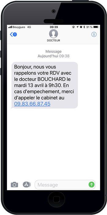 Exemple d'un rappel de RDV par sms avec Zapier en connectant SMSFactor à Google Agenda