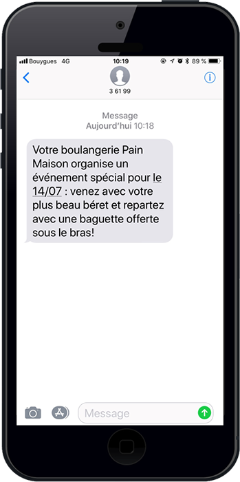 Découvrez un exemple de SMS marketing à envoyer pour la fête nationale