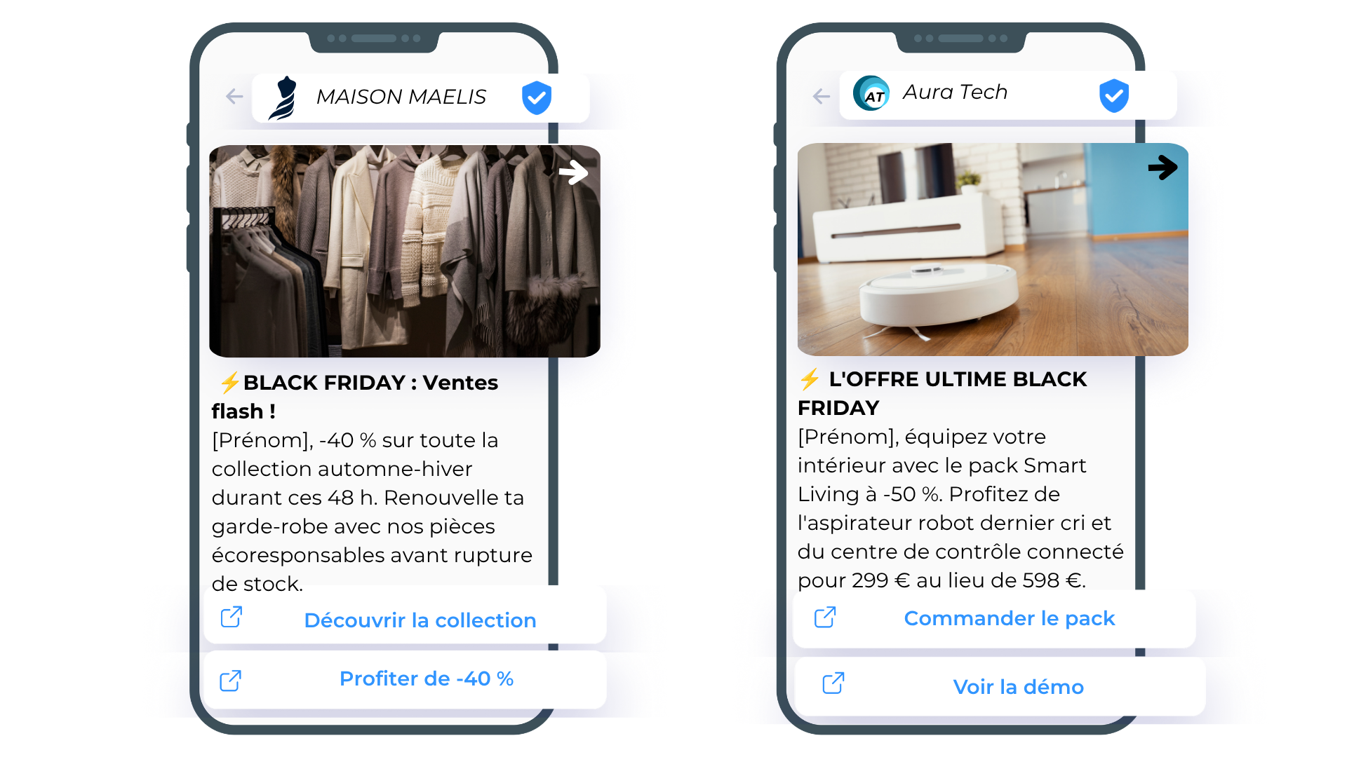 Le RCS est idéal pour propulser vos offres flashs.